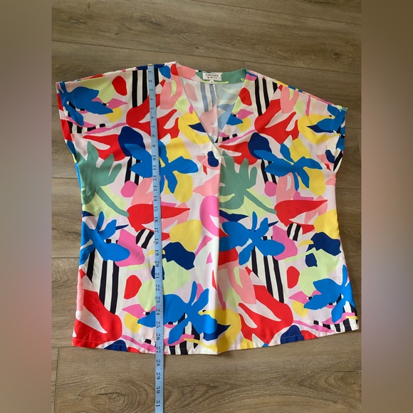 EUC Crosby by Mollie Burch M Martha Tunic in Delray Summer Bright - Picture 5 of 9